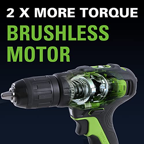 Greenworks 2 x 24V 48V 17 Brushless Lawn Mower, 2 4Ah USB Bat...