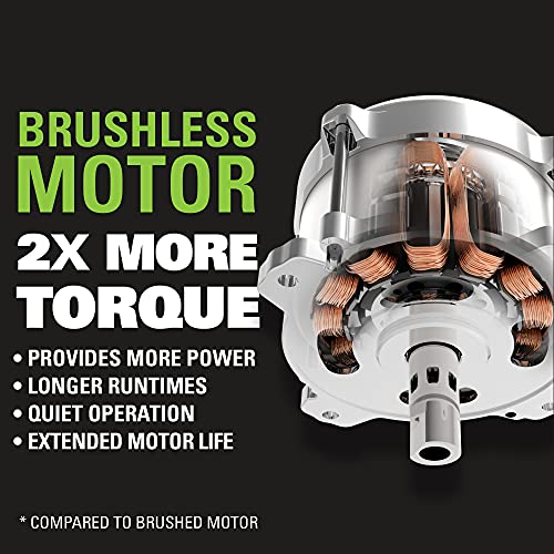 Greenworks 2 x 24V 48V 17 Brushless Lawn Mower, 2 4Ah USB Bat...
