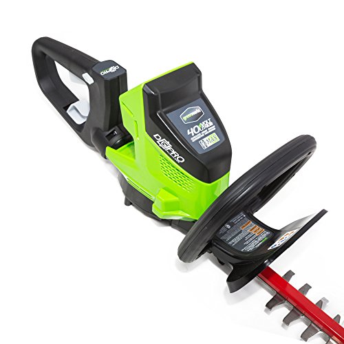 Greenworks 24-Inch 40V Brushless Cordless Hedge Trimmer, Battery N...