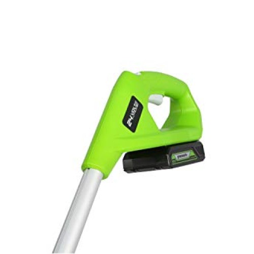 Greenworks 24V 12 String Trimmer, 2Ah USB Battery and Charger Inc...
