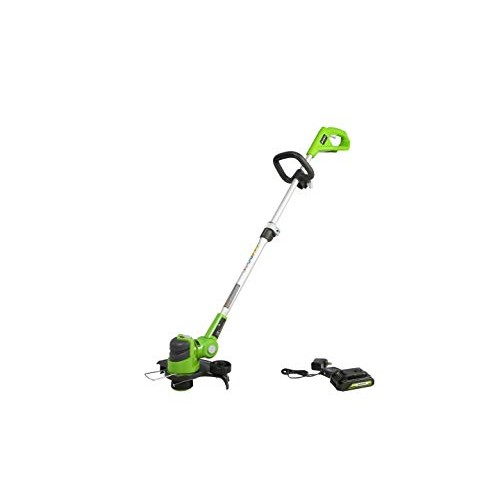 Greenworks 24V 12 String Trimmer, 2Ah USB Battery and Charger Inc...