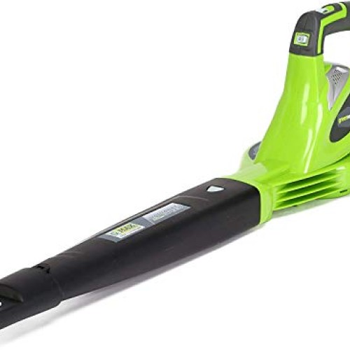 Greenworks 40V 150 MPH Variable Speed Leaf Cordless Blower, Batter...