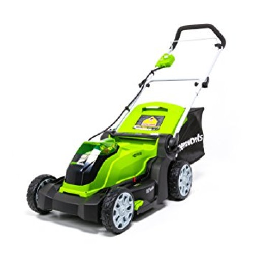 Greenworks 40V 17 inch Cordless Lawn Mower,Tool Only, MO40B01
