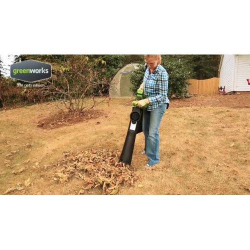 Greenworks 40V 185 MPH Variable Speed Cordless Leaf Blower/Vacuum,...