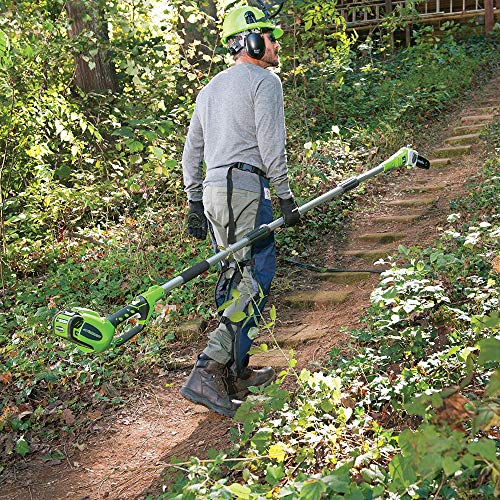 Greenworks 8.5 40V Cordless Pole Saw, 2.0 AH Battery Included 20672