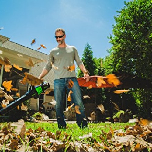 Greenworks 80V Jet Electric Leaf Blower, 2.5Ah Battery and Charger...