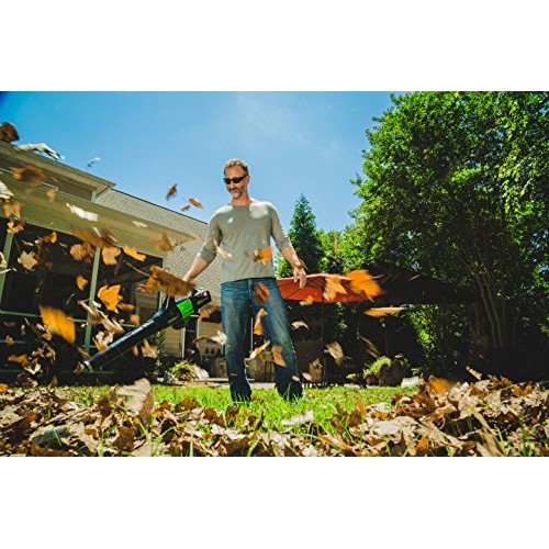 Greenworks 80V Jet Electric Leaf Blower, 2.5Ah Battery and Charger...