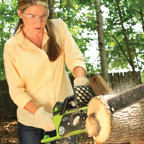 Greenworks G-MAX 40V 16-Inch Cordless Chainsaw, 4AH Battery and a ...