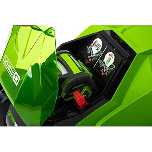 Greenworks G-MAX 40V 17 Brushed Mower with 4Ah Battery and Charg...