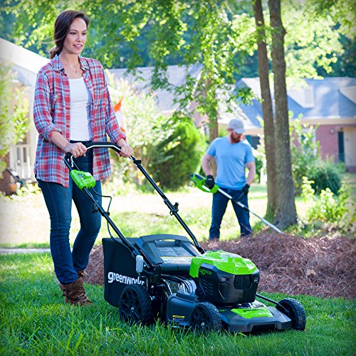 Greenworks G-MAX 40V 20-Inch Cordless 3-in-1 Lawn Mower with Smart...
