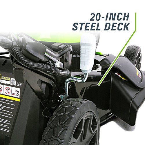 Greenworks G-MAX 40V 20-Inch Cordless 3-in-1 Lawn Mower with Smart...