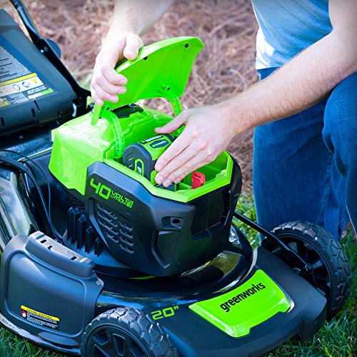 Greenworks G-MAX 40V 20-Inch Cordless 3-in-1 Lawn Mower with Smart...