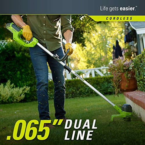 Greenworks G-MAX 40V Cordless String Trimmer and Leaf Blower Combo...