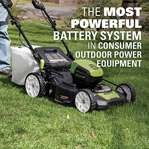 Greenworks Pro 80V 21-Inch Brushless Self-Propelled Lawn Mower 4.0...