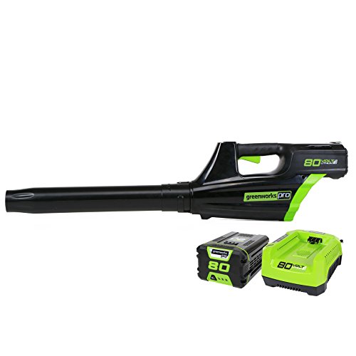 Greenworks Pro 80V Cordless Brushless Axial Blower, 2.0Ah Battery ...