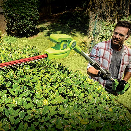 Greenworks PSPH40B210 8 Inch 40V Cordless Pole Saw with Hedge Trim...