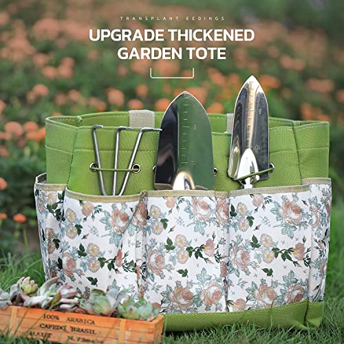 Grenebo Gardening Tools 9-Piece Heavy Duty Gardening Hand Tools wi...