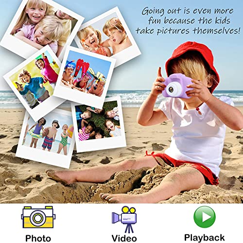 Gridspace Upgrade Kids Camera Toys Christmas Birthday Gifts for 3 ...