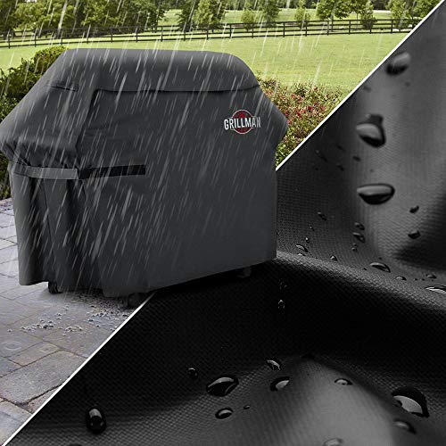 Grillman Premium 58 Inch BBQ Grill Cover, Heavy-Duty Gas Grill C...