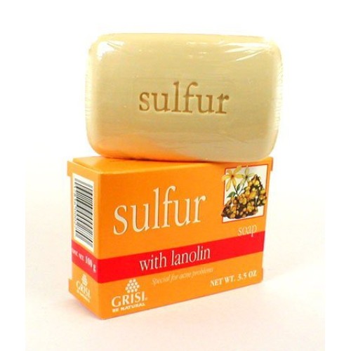 Grisi Sulfur Soap for Acne - 6 pack