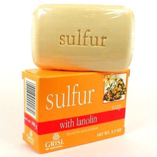 Grisi Sulfur Soap for Acne - 6 pack