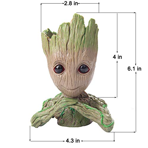 Baby Groot Guardians of The Galaxy Flowerpot Succulent Plants Plan...