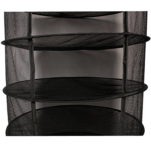 Growsun 2ft 8 Layer Herb Drying Rack Plant Hanging Mesh Dry Net W/...