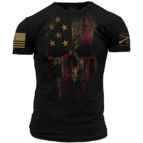 Grunt Style American Reaper 2.0 Mens T-Shirt, Color Black, Size X...