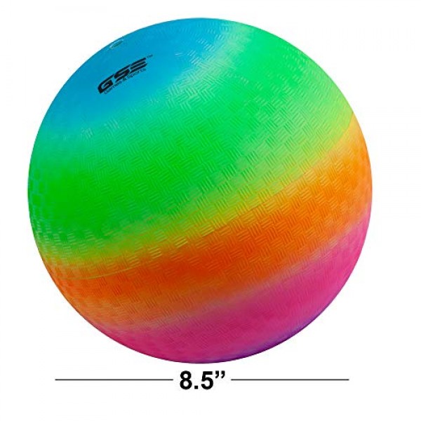 8.5-inch/10-inch Classic Inflatable Playground Balls Several Colo...