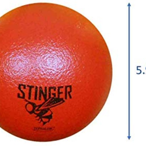 GSM Brands Dodgeballs - Foam, Soft Skin, Low Bounce, 5.9 - Set of...