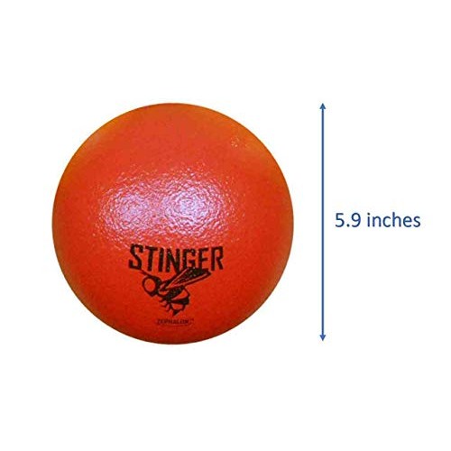 GSM Brands Dodgeballs - Foam, Soft Skin, Low Bounce, 5.9 - Set of...