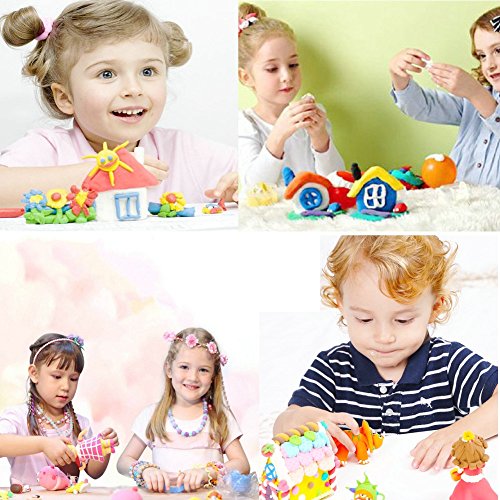 GSYXY Modeling Clay Starter Kit, 50 Colors Air Dry Clay with Creat...