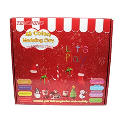 Modeling Clay 48 Colors, Air Dry Clay Magic Clay with Tools and En...