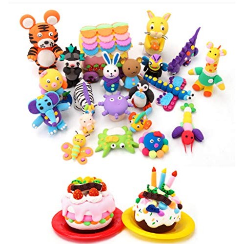 Modeling Clay 48 Colors, Air Dry Clay Magic Clay with Tools and En...