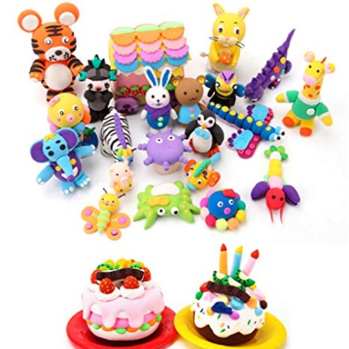 Modeling Clay 48 Colors, Air Dry Clay Magic Clay with Tools and En...