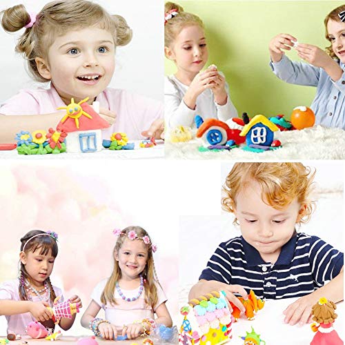 Modeling Clay 48 Colors, Air Dry Clay Magic Clay with Tools and En...