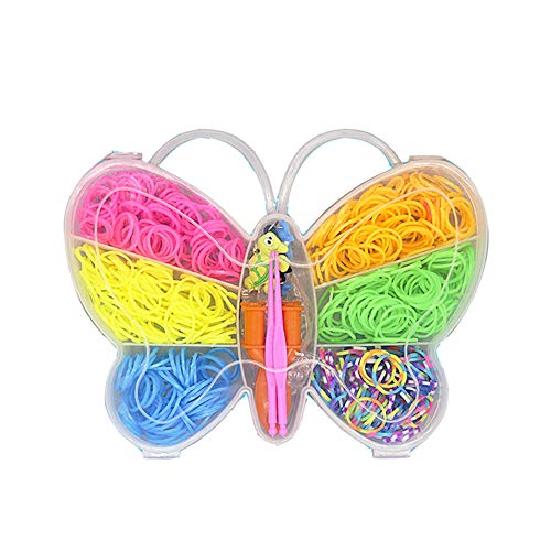 GTNINE Colorful Rubber Loom Bands DIY Weaving Bracelet Elastic Cre...