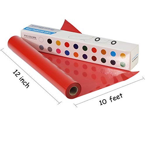 guangyintong Heat Transfer Vinyl Roll for T-Shirt 12 X 10ft No Ad...