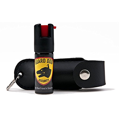Guard Dog Security Pepper Spray Keychain, Red Hot Self Defense Spr...