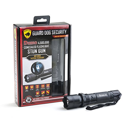 Guard Dog TLSG-GDD4500F Diablo Tactical Stun Flashlight, Maxim...