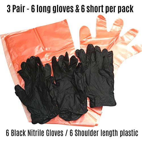 Deer Gutting Gloves by Guardian Hunting - Field dressing gloves wi...