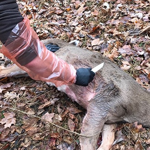 Deer Gutting Gloves by Guardian Hunting - Field dressing gloves wi...