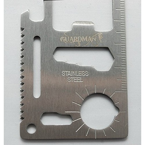 Guardman 11 in 1 Beer Opener Survival Credit Card Tool Fits Perfec...