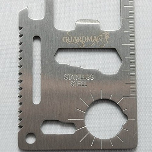 Guardman 11 in 1 Beer Opener Survival Credit Card Tool Fits Perfec...