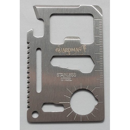 Guardman 11 in 1 Beer Opener Survival Credit Card Tool Fits Perfec...