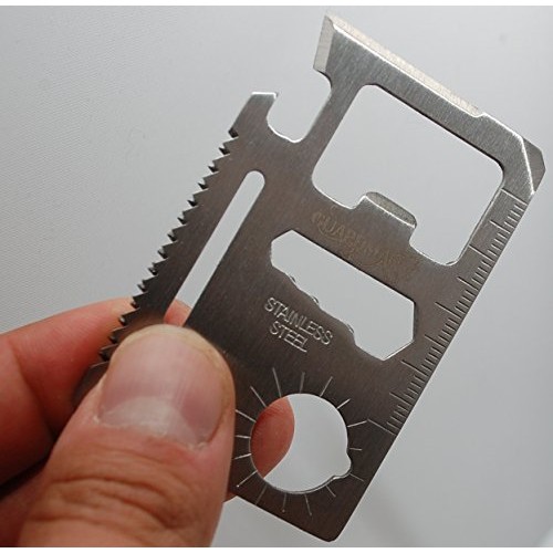 Guardman 11 in 1 Beer Opener Survival Credit Card Tool Fits Perfec...