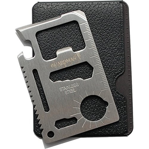 Guardman 11 in 1 Beer Opener Survival Credit Card Tool Fits Perfec...