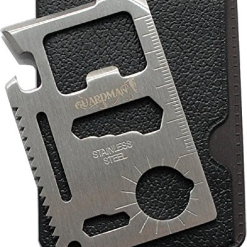 Guardman 11 in 1 Beer Opener Survival Credit Card Tool Fits Perfec...