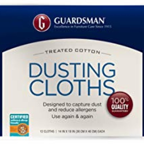 Guardsman Wood Furniture Dusting Cloths - 12 Pre-Treated Cloths - ...