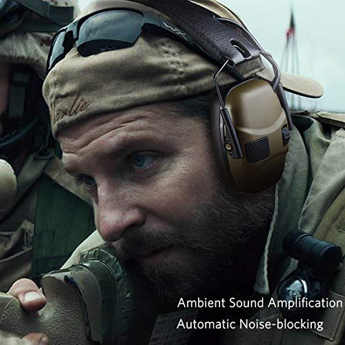 Electronic Shooting Earmuff for Impact Sport, Sound Amplification ...